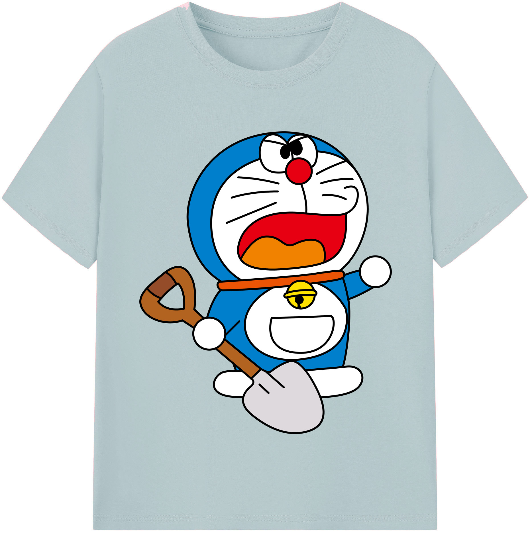 （画像用） ドラえもん Doraemon 綿100％半袖Tシャツ（フロントプリント）